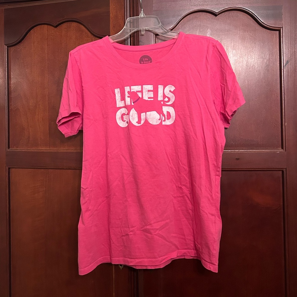 Life is good Dog crusher tee